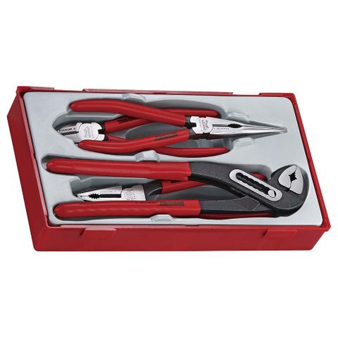 4pc MB Vinyl Grip Plier Set - TC-Tray -Teng