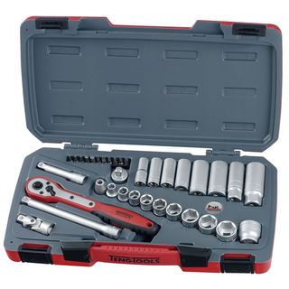 35pc 3/8in Dr. Imperial Reg/Deep Socket Set -Teng