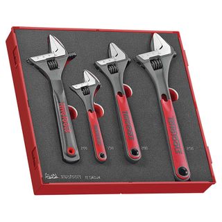 4pc Adjustable Wrench Set - TED-Tray -Teng