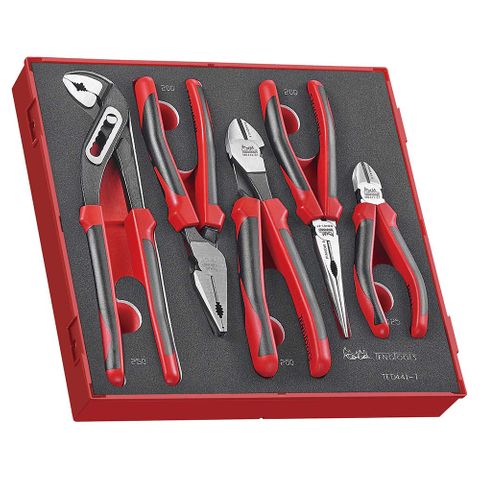 5pc MB TPR Grip Plier Set - TED-Tray -Teng