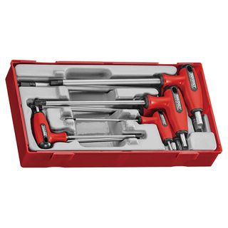 7pc T-Handle Metric Hex Driver Set (N) - TC-Tray -Teng