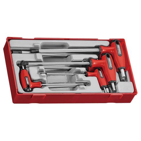 7pc T-Handle Metric Hex Driver Set (N) - TC-Tray -Teng