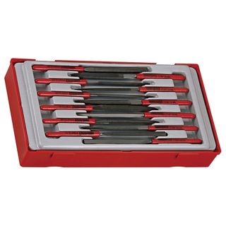 12pc Needle File Set - TC-Tray -Teng