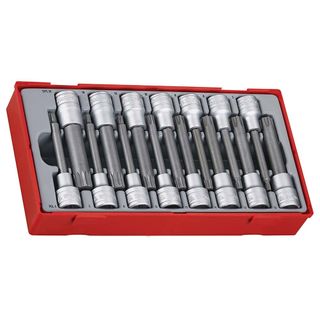 15pc 1/2in Dr. RIL/SPL Bits Skt Set - TC-Tray -Teng