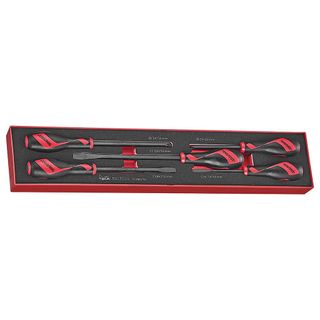 5pc Power Thru Screwdriver Set - TEX-Tray -Teng