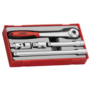 Ratchet Handle Set with 1/2in Square-Drive -Teng