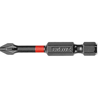 1pc 1/4in PZ#1 Impact Screwdriver Bit 50mm -Teng