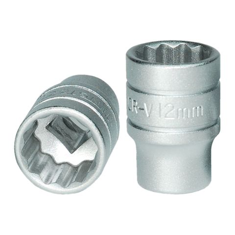 1/4in Dr. Socket 12mm 12pt -Teng