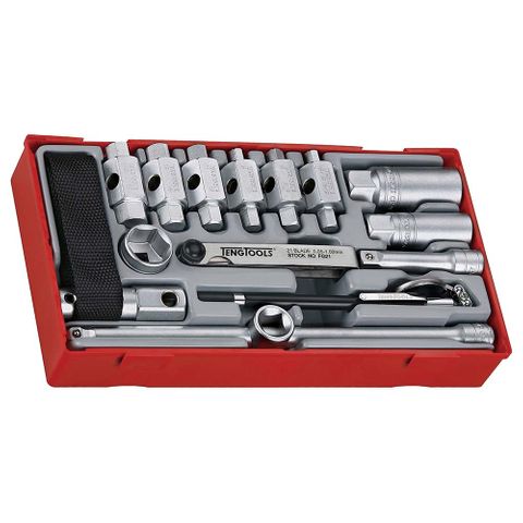 16pc Oil Service Tool Kit - TC-Tray -Teng