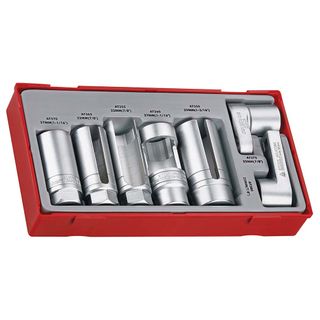 7pc 3/8&1/2in Dr. Specialist Skt Set-TC-Tray -Teng