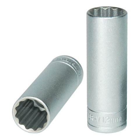 1/4in Dr. Deep Socket 12mm 12pt -Teng