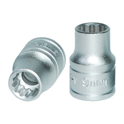 3/8in Dr. Socket 9mm 12pt -Teng