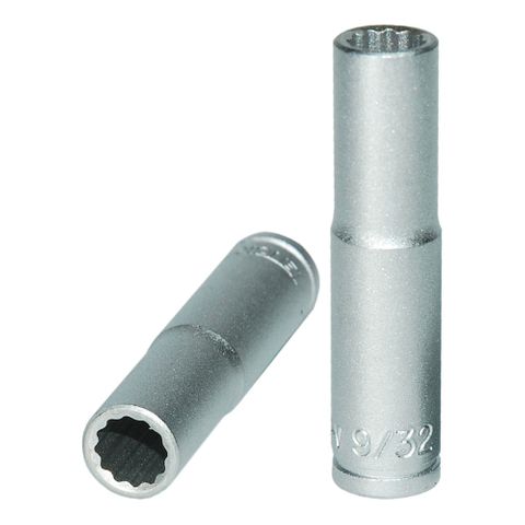 1/4in Dr. Deep Socket 9/32in 12pt -Teng