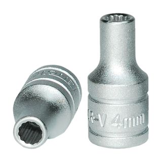 1/4in Dr. Socket 4mm 12pt -Teng