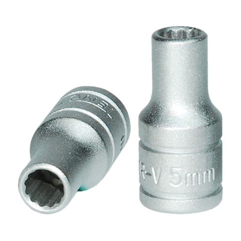 1/4in Dr. Socket 5mm 12pt -Teng