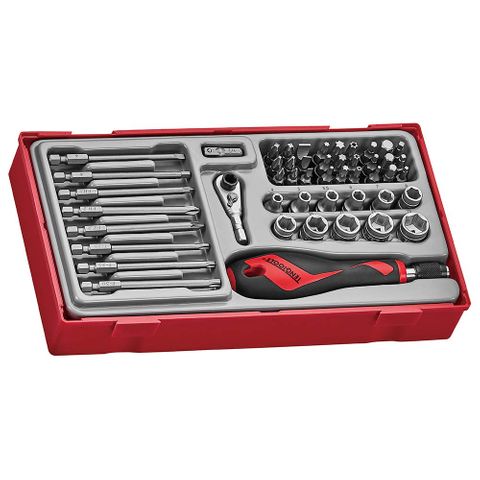 49pc MD Bits & Socket Set - TC-Tray -Teng