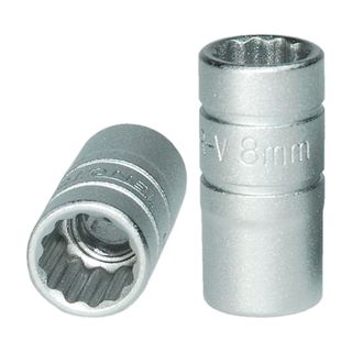 1/4in Dr. Socket 8mm 12pt -Teng