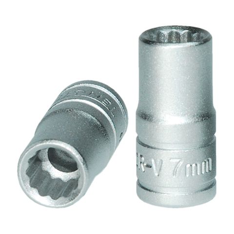 1/4in Dr. Socket 7mm 12pt -Teng