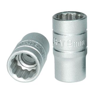 1/4in Dr. Socket 9mm 12pt -Teng