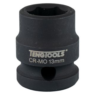 1/2in Dr. Stubby Impact Socket 13mm DIN -Teng