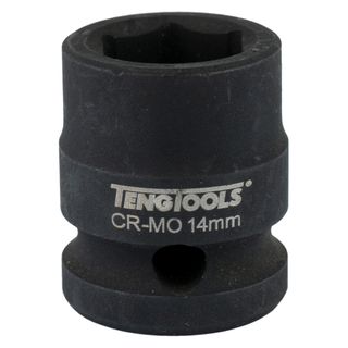 1/2in Dr. Stubby Impact Socket 14mm DIN -Teng