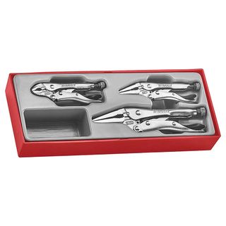 3pc Power Grip Plier Set -TTZ-Tray -Teng