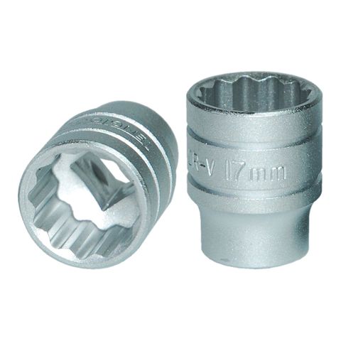 3/8in Dr. Socket 17mm 12pt -Teng