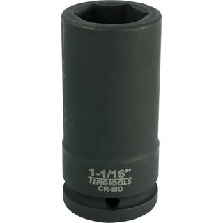 3/4in Dr. Deep Impact Socket 1-1/16in -Teng