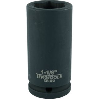 3/4in Dr. Deep Impact Socket 1-1/8in -Teng