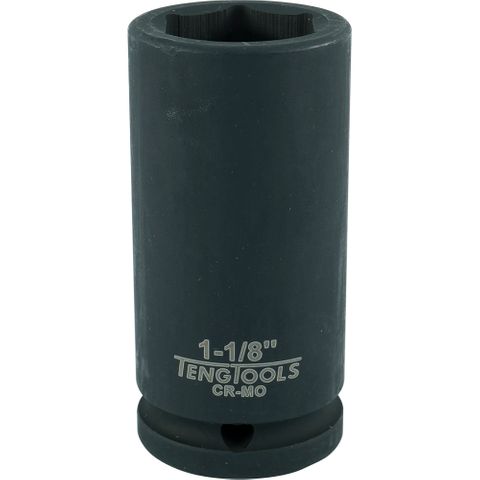 3/4in Dr. Deep Impact Socket 1-1/8in -Teng