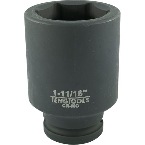 3/4in Dr. Deep Impact Socket 1-11/16in -Teng