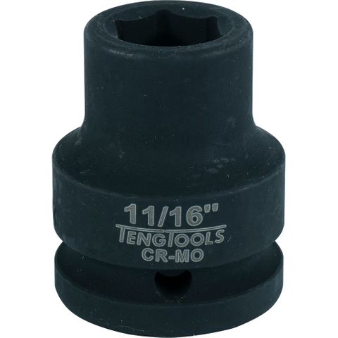 3/4in Dr. Impact Socket 11/16in -Teng