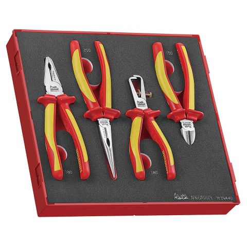 4pc MB 1000V VDE Plier Set - TED-Tray -Teng