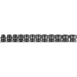 12pc Stubby Impact Socket Set 10-24mm -Teng