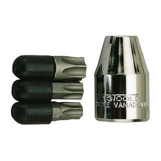 4pc 1/2in Dr. Torx Bit Set - TX45-TX55 -Teng