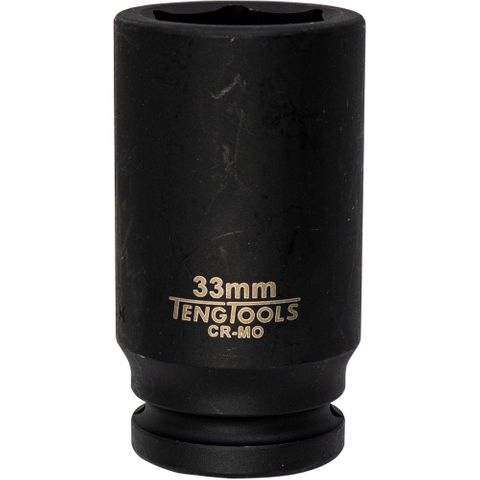 3/4in Dr. Deep Impact Socket 33mm DIN -Teng