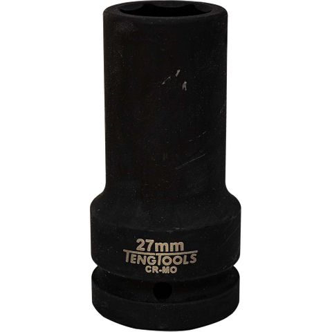 1in Dr. Thin Wall Deep Impact Socket 27mm Din -Teng