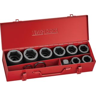 13pc 1in Impact Socket Set DIN 27 - 50mm -Teng