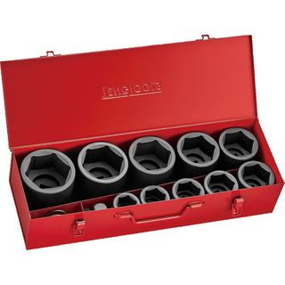 17pc 1in Impact Socket Set DIN 36 - 80mm -Teng