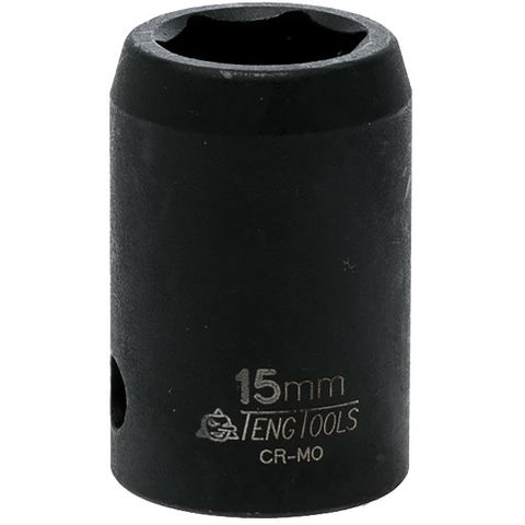 1/2in Dr. Impact Socket 15mm ANSI -Teng