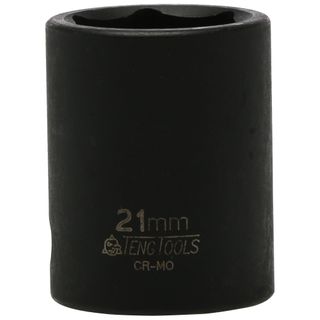 1/2in Dr. Impact Socket 21mm ANSI -Teng