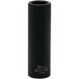 1/2in Dr. Deep Impact Socket 15mm ANSI -Teng