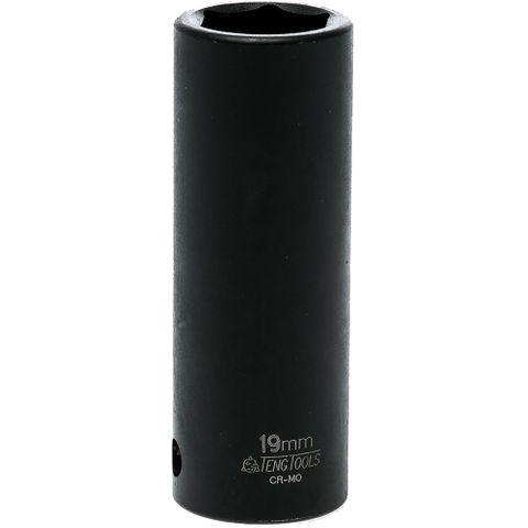 1/2in Dr. Deep Impact Socket 19mm ANSI -Teng