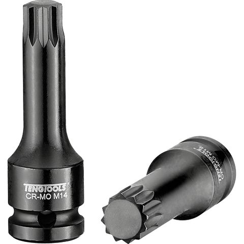 1/2in Dr. Impact Socket XZN SPLINE14 x 78mm -Teng