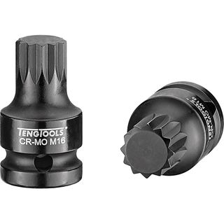 1/2in Dr. Impact Socket XZN 16 x 43mm -Teng