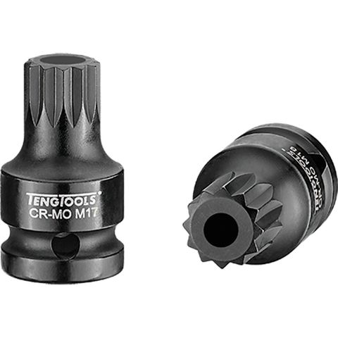 1/2in Dr. Impact Socket XZN 17x43mm -Teng