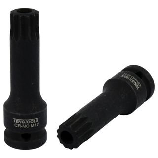 1/2in Dr. Impact Socket XZN SPLINE17x78mm -Teng