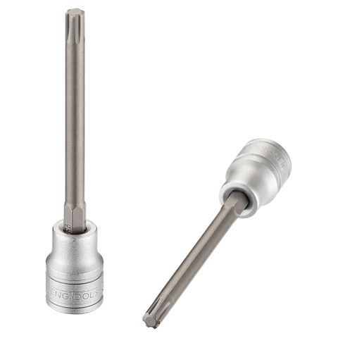 3/8in Dr. Long Ribe Bit Socket # 06 -Teng