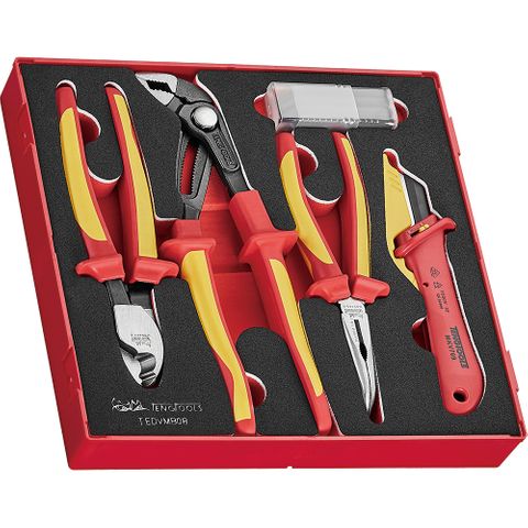 8pc Insulated Plier & Knife Set EVA2 -Teng