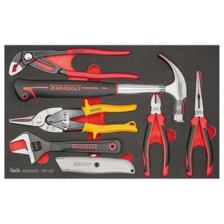 7pc Plier And Hammer Set (EVA) -Teng